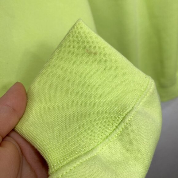 Nike Sportswear Club Fleece Pullover Hoodie, Lime Green - Small - Picture 9 of 9